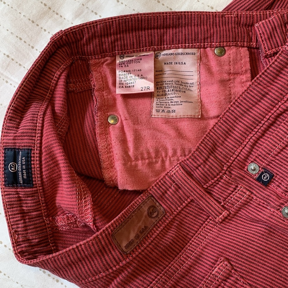 Ag The Stilt Oak Custom Color Raspberry Pinstripe… - image 4